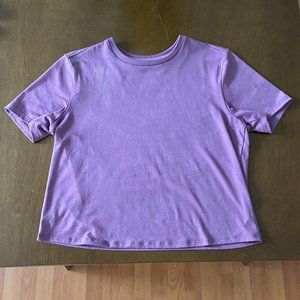 Outdoor Voices Ready Set Shortsleeve Sweatee Berry Small